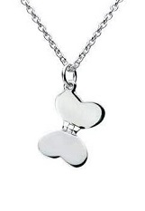 admirable little butterfly heart necklace for babies and kids
